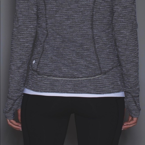 Lululemon Think Fast Pullover Sweater Jacket Top 2 Gray - Picture 10 of 12